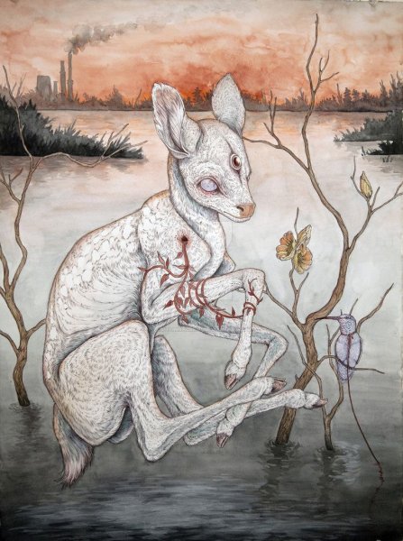 Акварель современное искусство