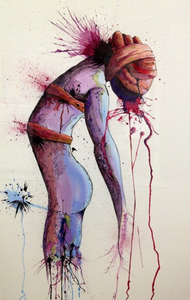 Крокодил живопись