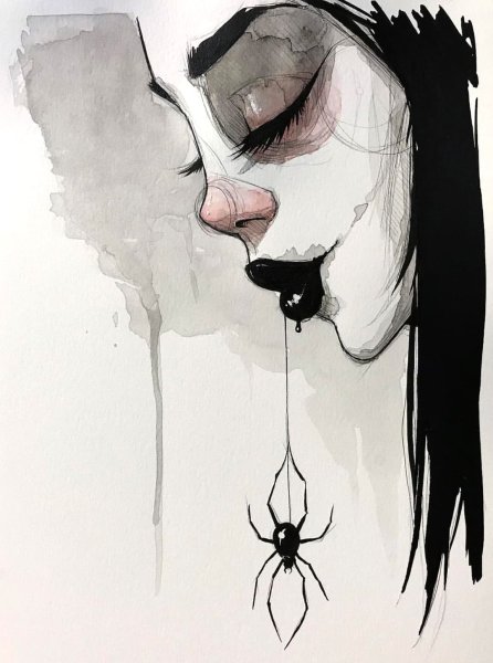 Глаз акварелью