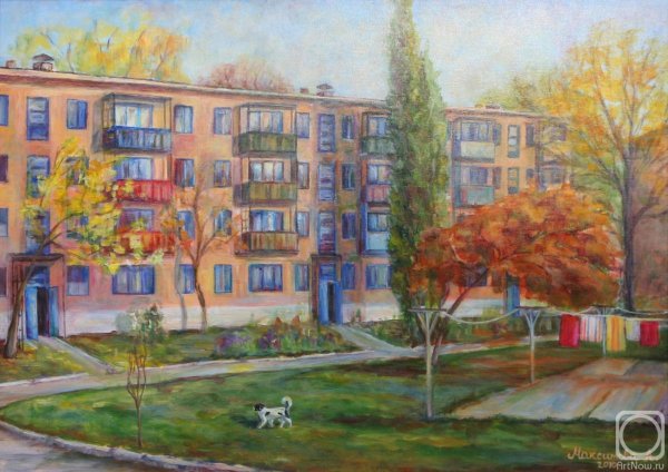 Городской пейзаж панельные дома