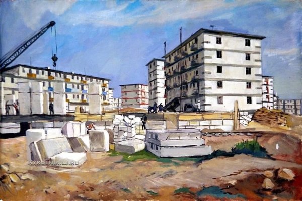 Картина стройка