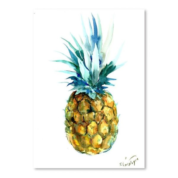 Картина ананас на холсте