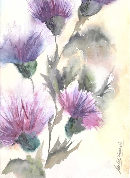 Акварели Roselyne Farail