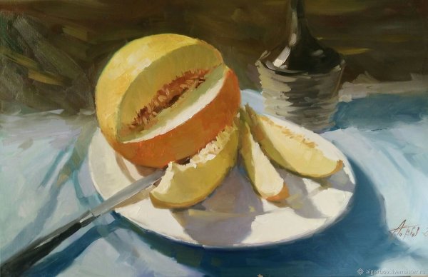 Дынный Карамельный рай иллюстрация