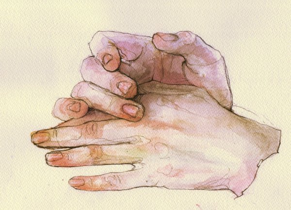 Этюд кистей рук