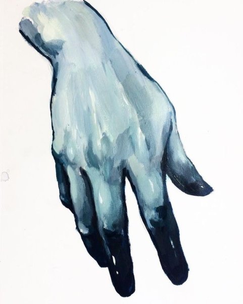 Кисти рук акварелью