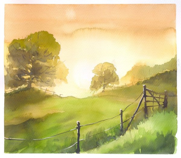 Пейзажи для рисования