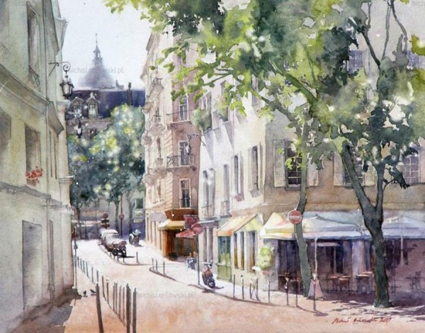 Michal Orlowski акварель