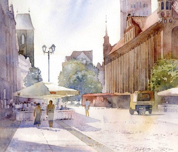 Grzegorz Wrobel акварель