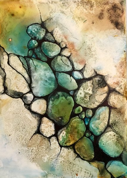 Акварель абстракция