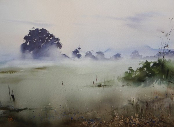 Живопись акварель Илья Ибряев