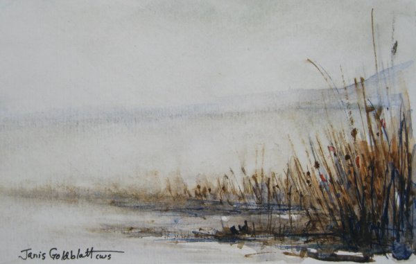 Как передать туман акварелью