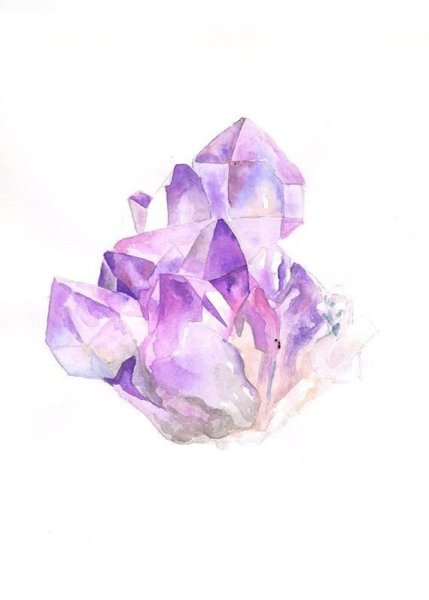 Акварельные Кристаллы