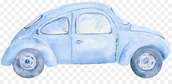 Машинка акварелью