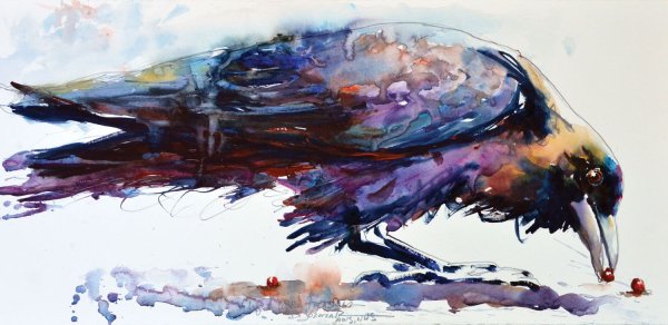 Рисунки в скетчбук акварелью