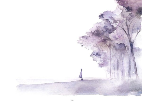 Любовь акварель