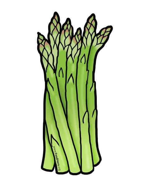 Спаржа векторное изображение