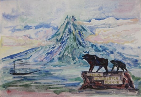 Камчатка рисунок