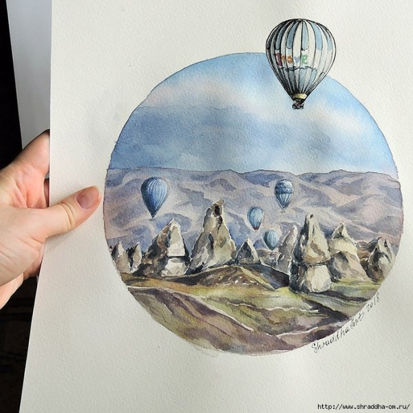 Каппадокия акрилом