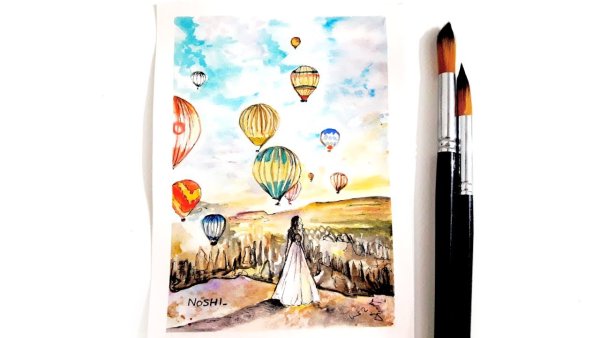 Каппадокия рисунок