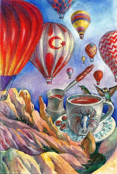 Каппадокия рисунок