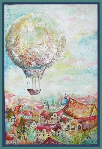 Воздушные шары живопись