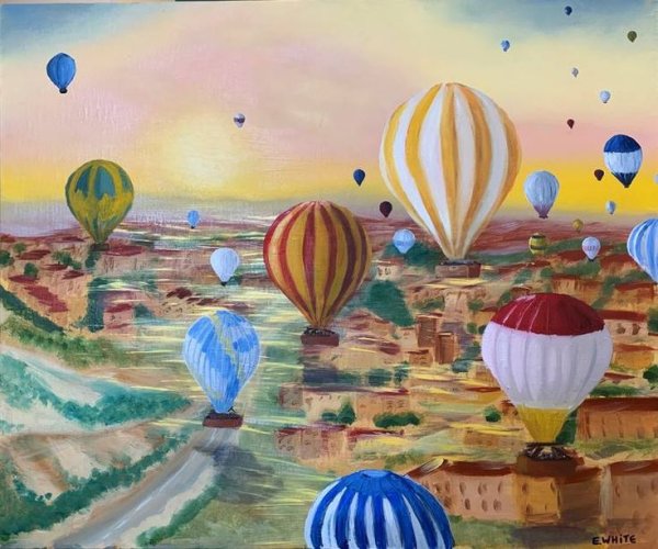 Каппадокия картина маслом