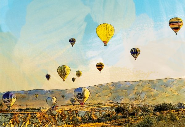 Каппадокия рыбаки пазл Фрея