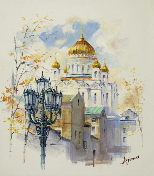 Храм Христа Спасителя скетч