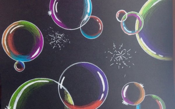 Акварельные пузыри