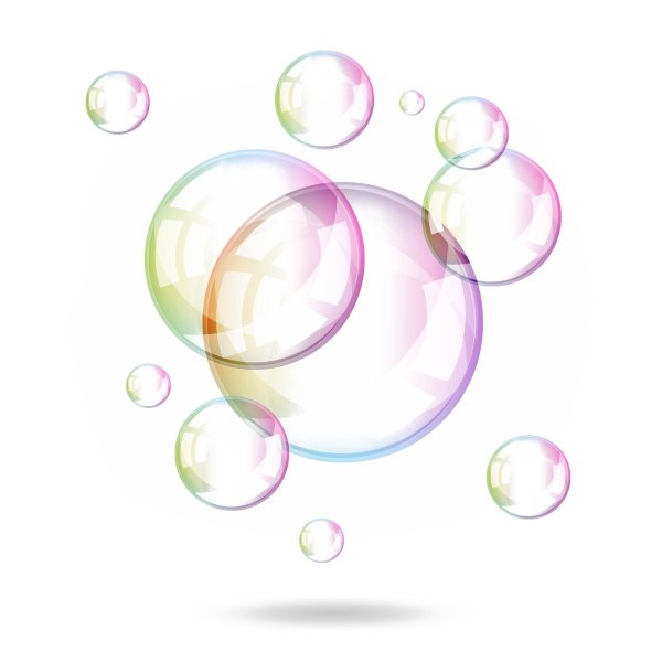 Техника рисования мыльными пузырями