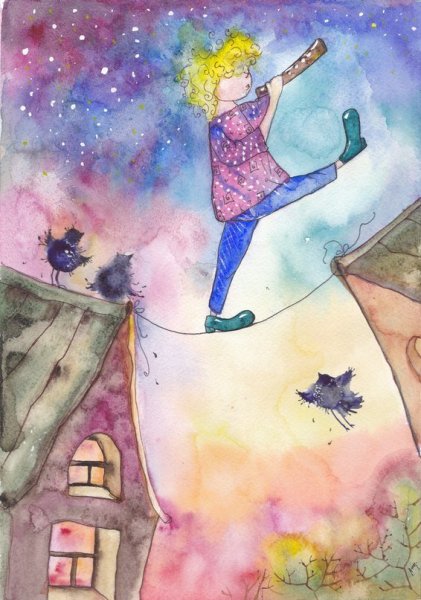 Акварельные иллюстрации к сказкам