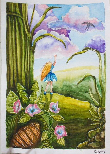 Дюймовочка иллюстрации