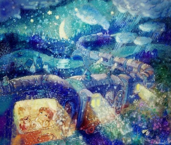 Анастасия Столбова акварель