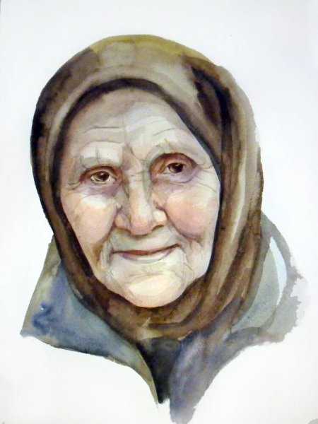 Деревенские бабушки в живописи