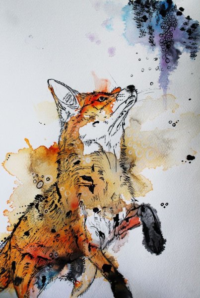 Лиса абстракция