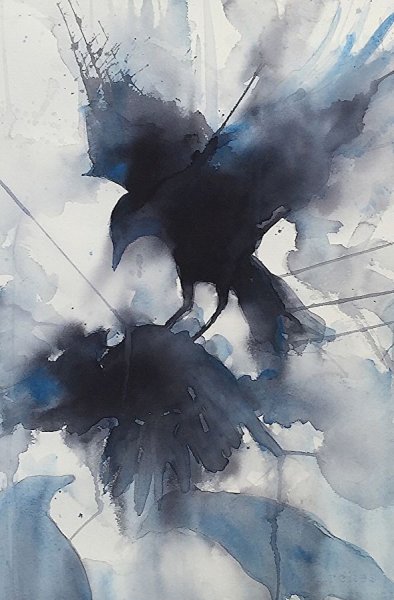 Темная акварель