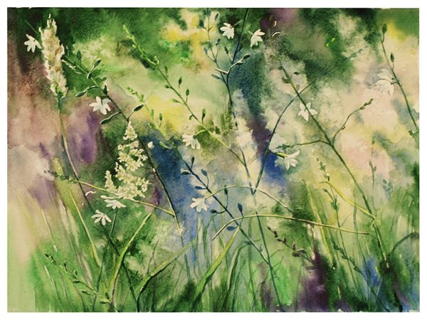 Картина в зеленых тонах