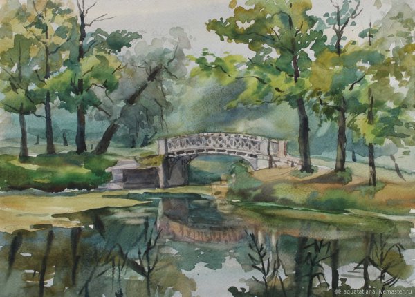 Живопись Гатчинский парк