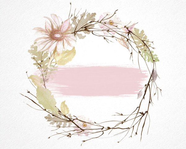 Акварельные венки