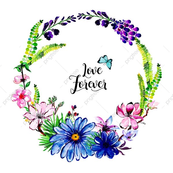 Венки из цветов рисунки