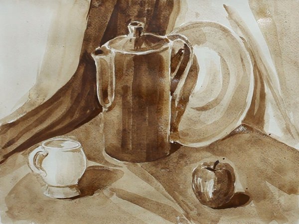 Гризайль Дега