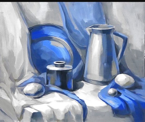 Академическая живопись гуашь гризайль