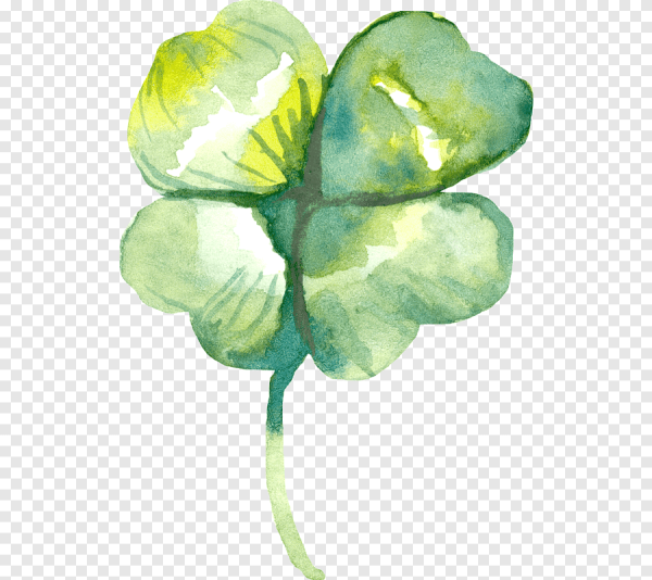 Маска акварельный Клевер