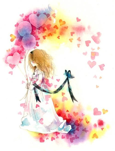 Виктория Кирдий иллюстрации акварель