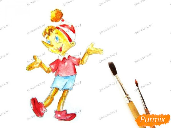 Пиноккио нарисовать