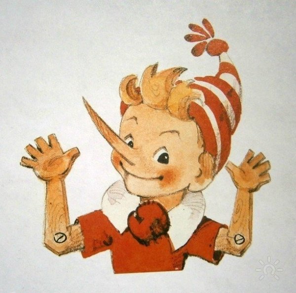 Художник Леонид Владимирский Буратино