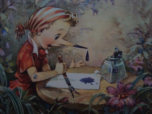 Грустный Буратино