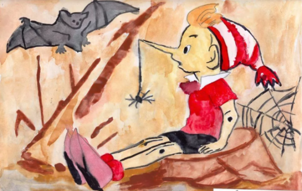 Золотой ключик или приключения Буратино рисунки детей