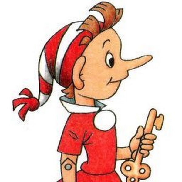 Портрет Буратино для детей